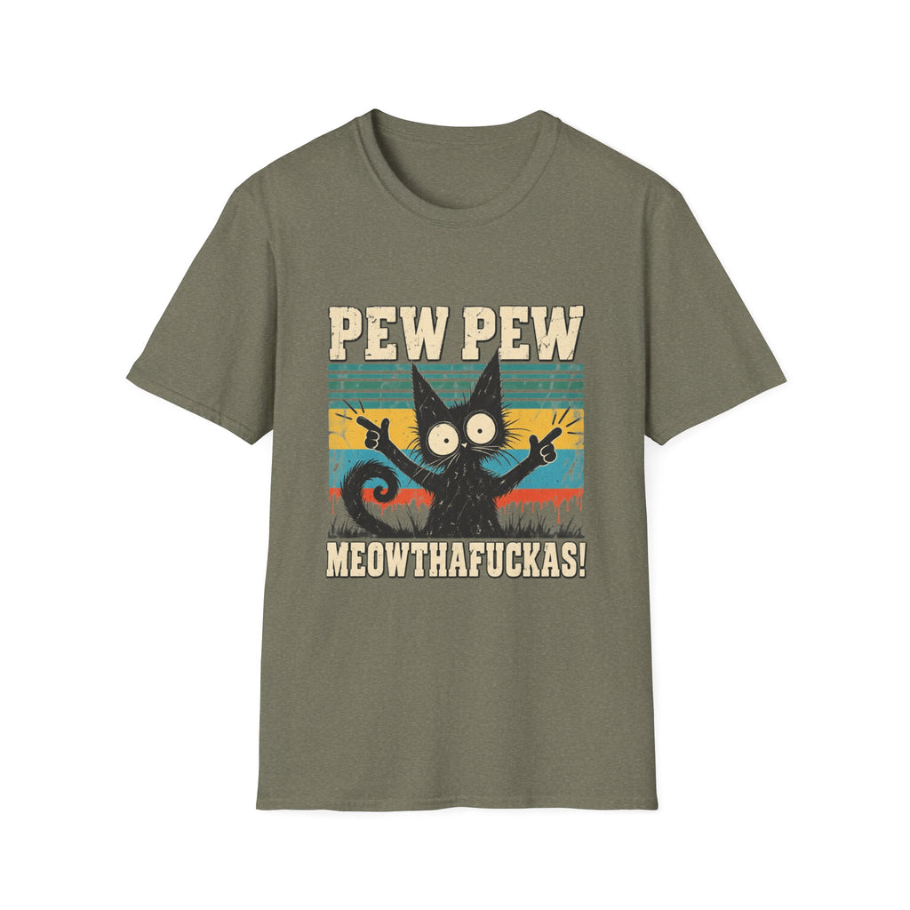 Pew Pew Meowthafuckas T-Shirt