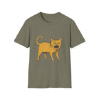 Scruffy Yellow Cat T-Shirt