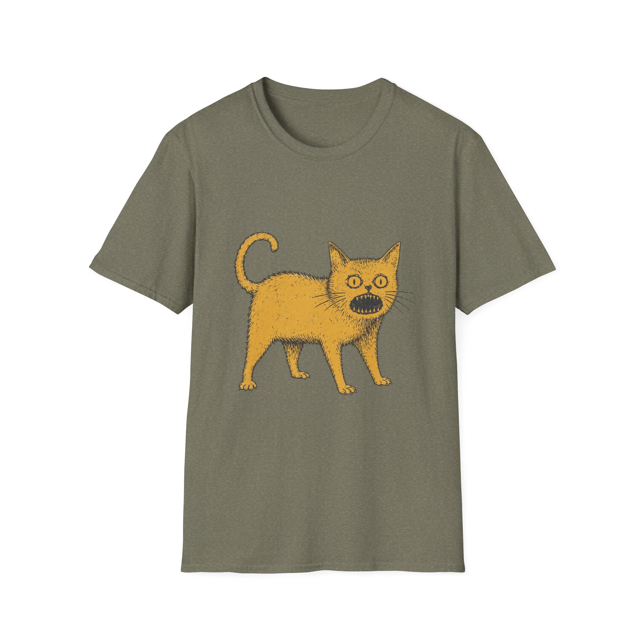 Scruffy Yellow Cat T-Shirt
