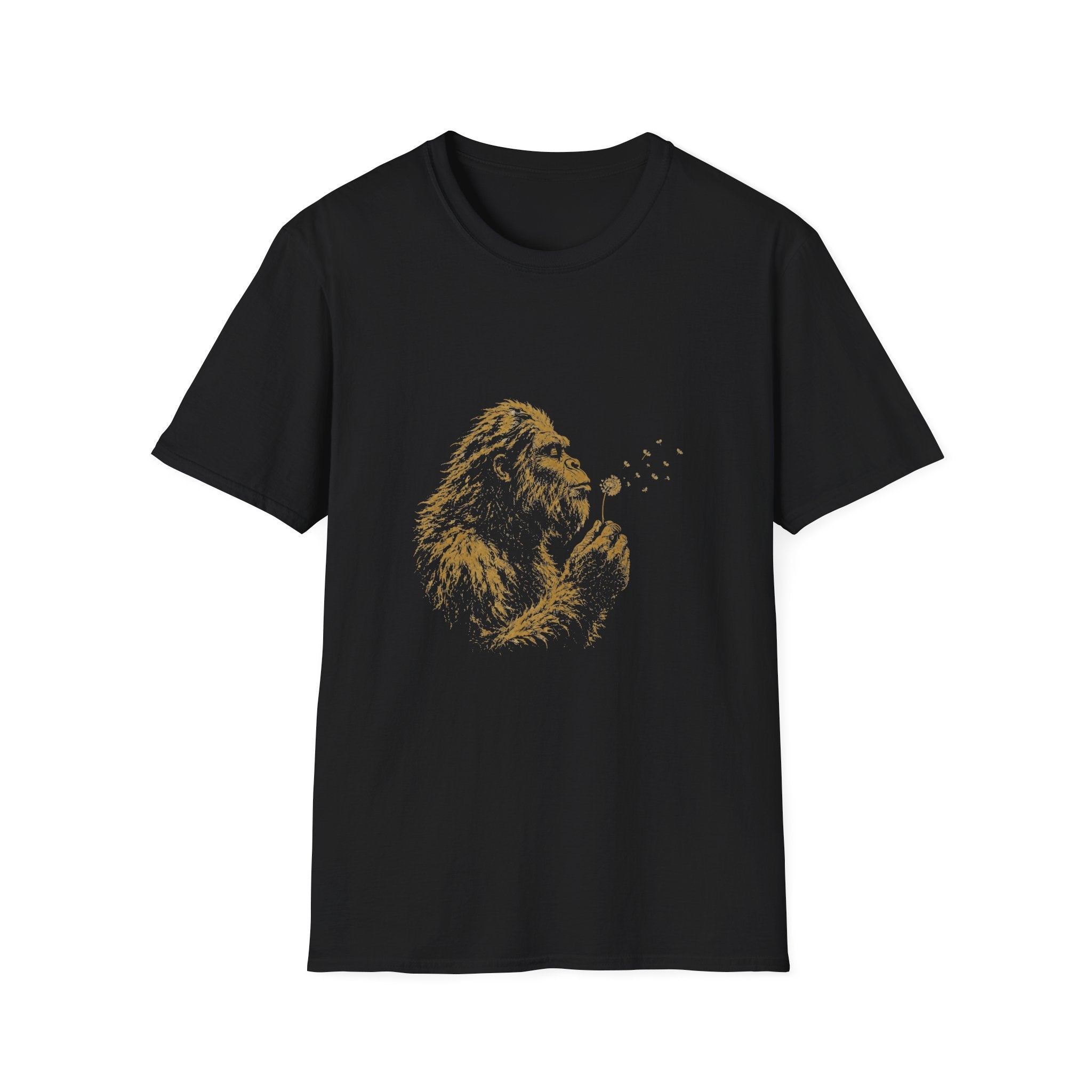 Gorilla With Dandelion
