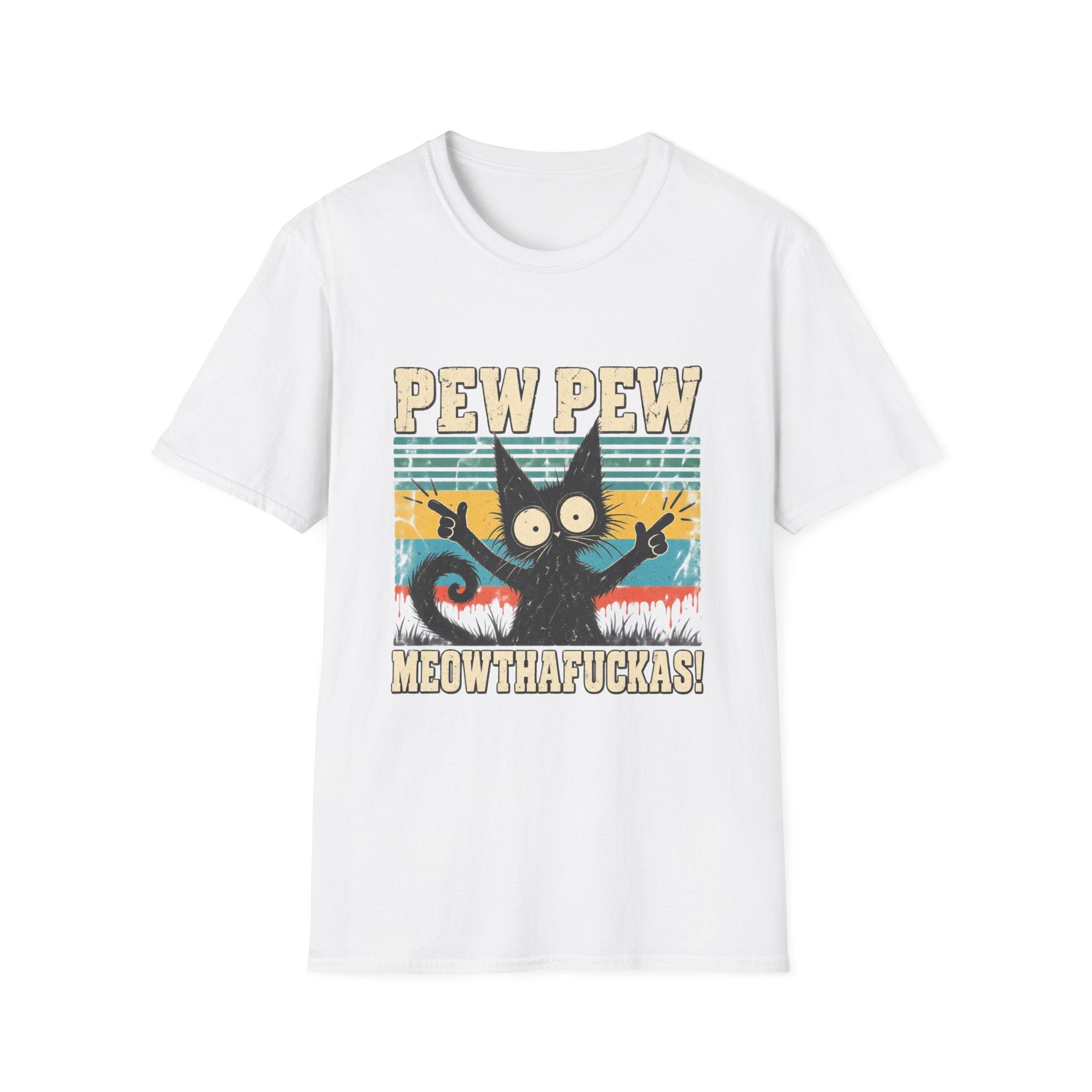 Pew Pew Meowthafuckas T-Shirt