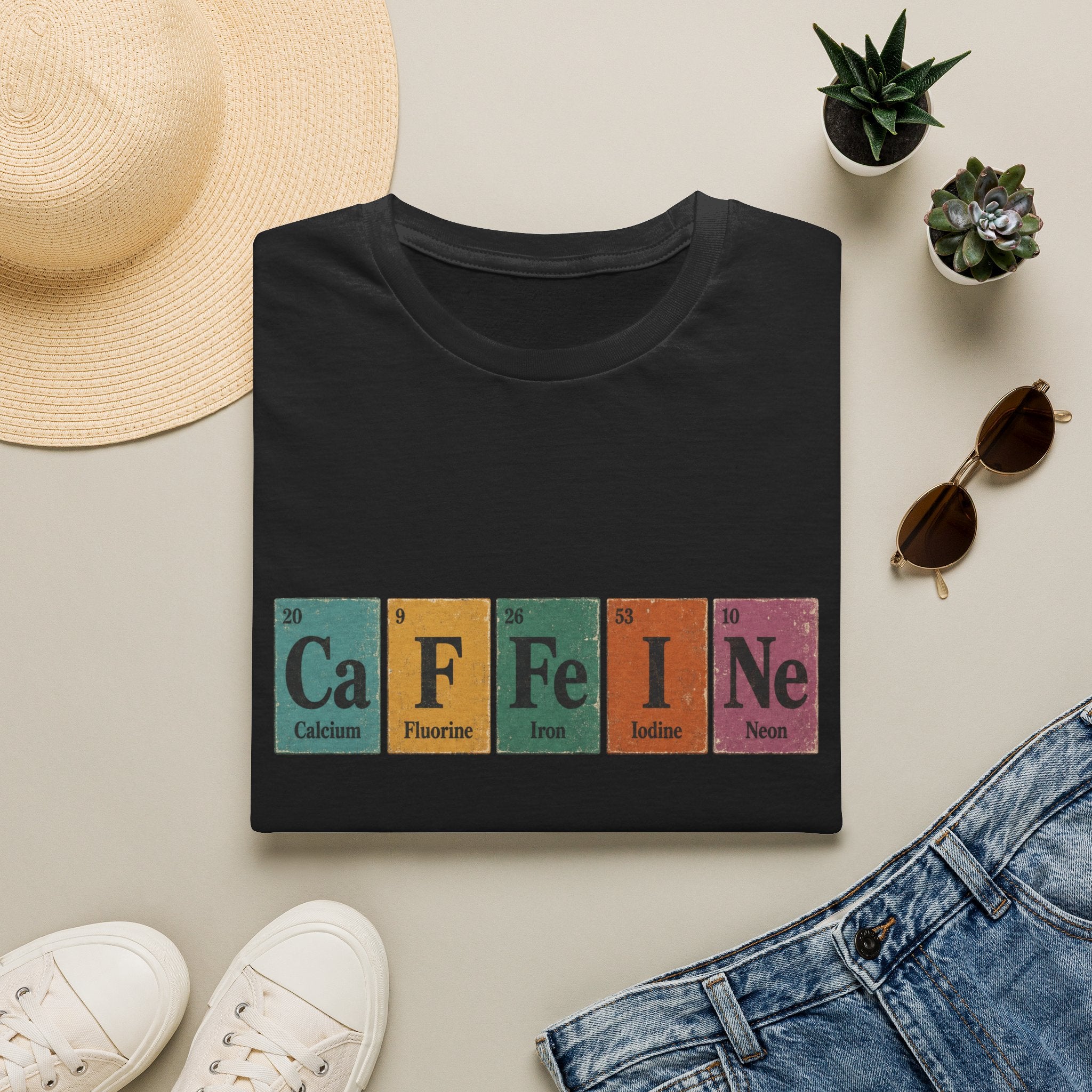 Caffeine Periodic Table - T-shirt