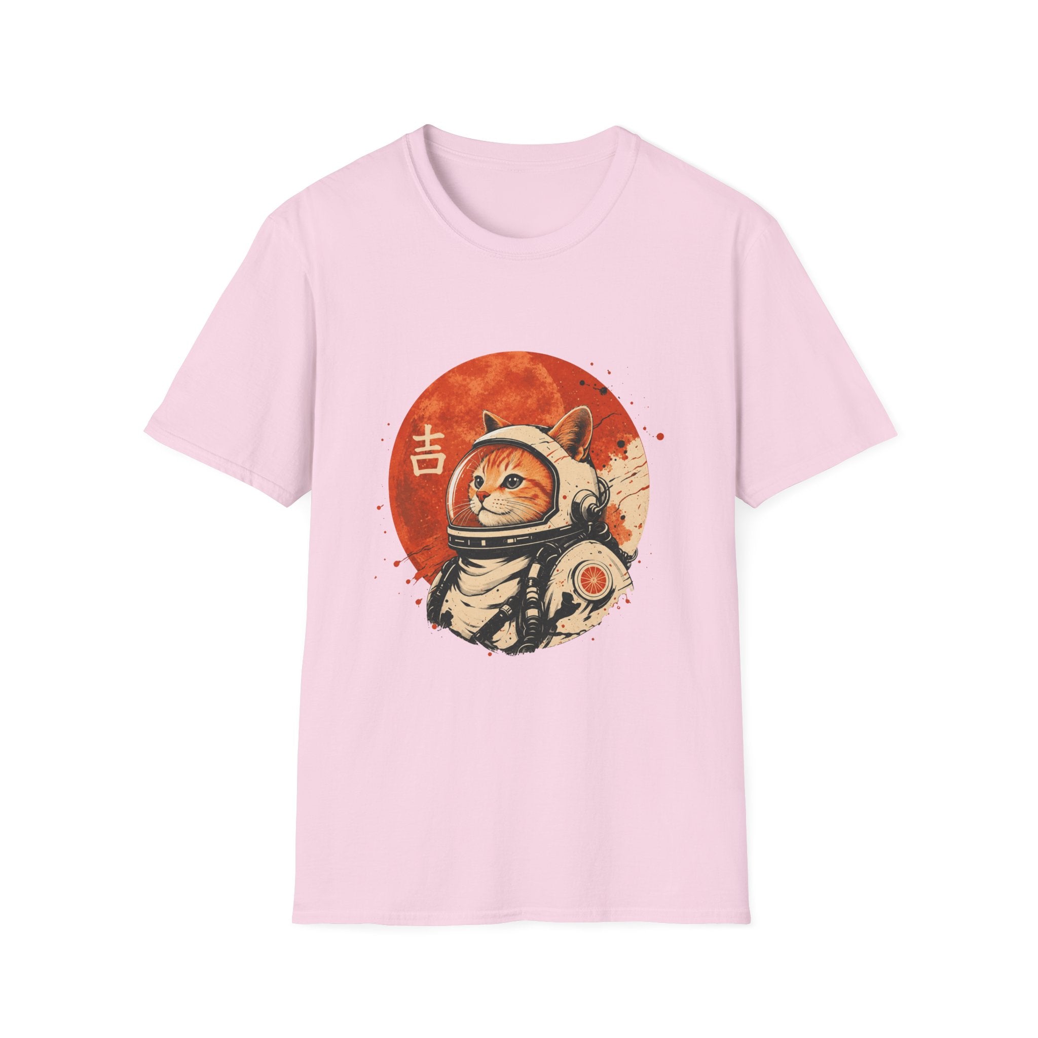 Astro Cat Tee — Lucky Japanese Space Cat Graphic T-Shirt