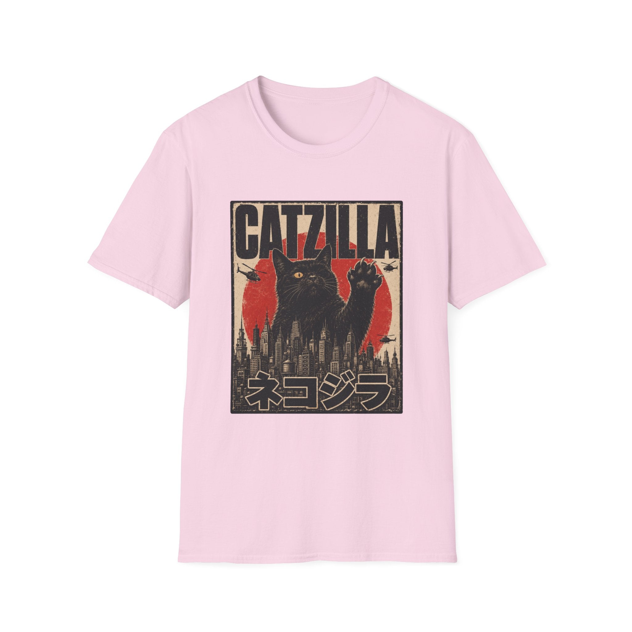 Catzilla Japanese T-Shirt