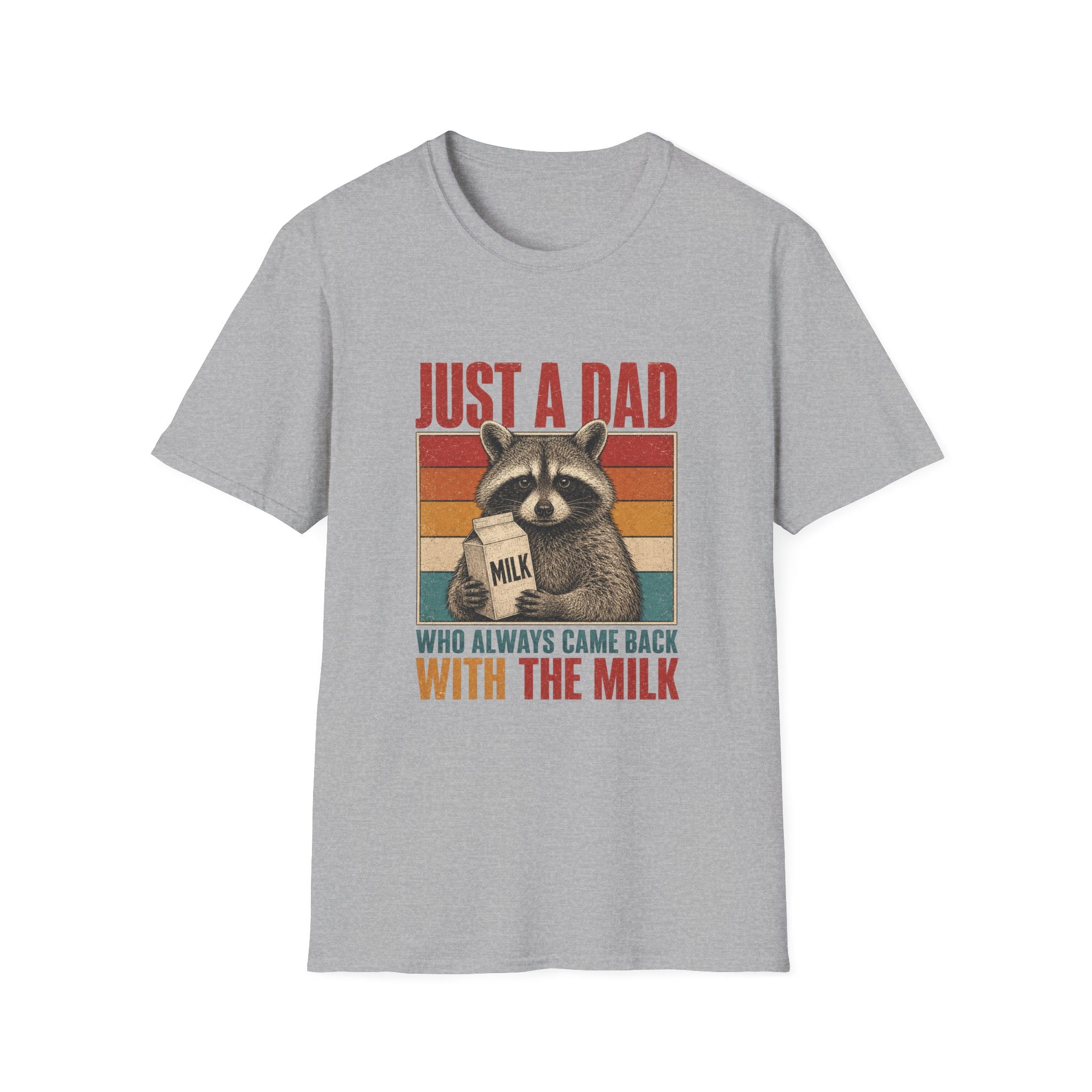 Just A Dad With The Milk T-Shirt