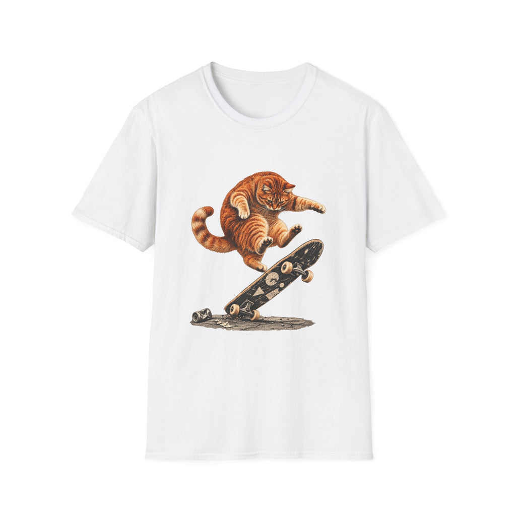 Skateboarding Cat T-Shirt