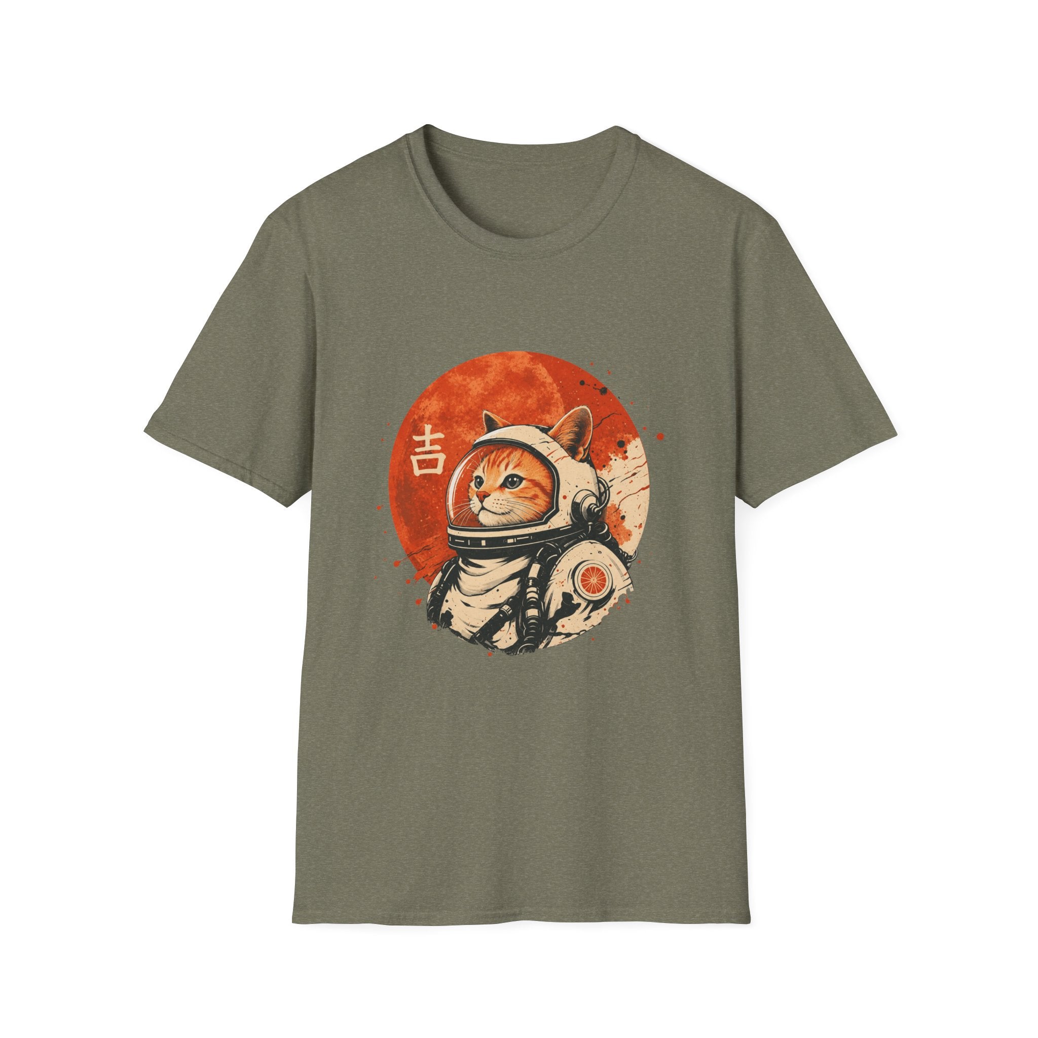 Astro Cat Tee — Lucky Japanese Space Cat Graphic T-Shirt
