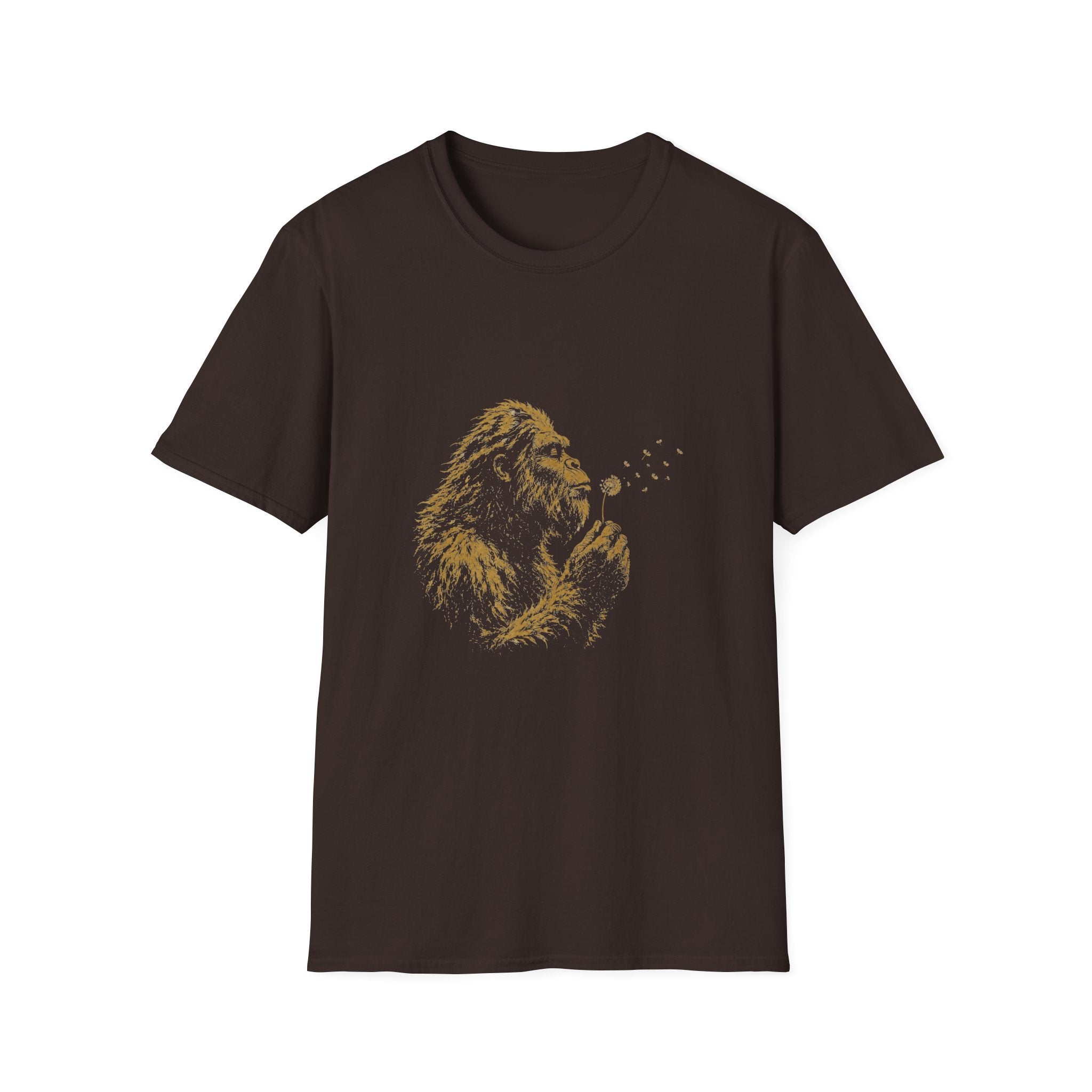 Gorilla With Dandelion