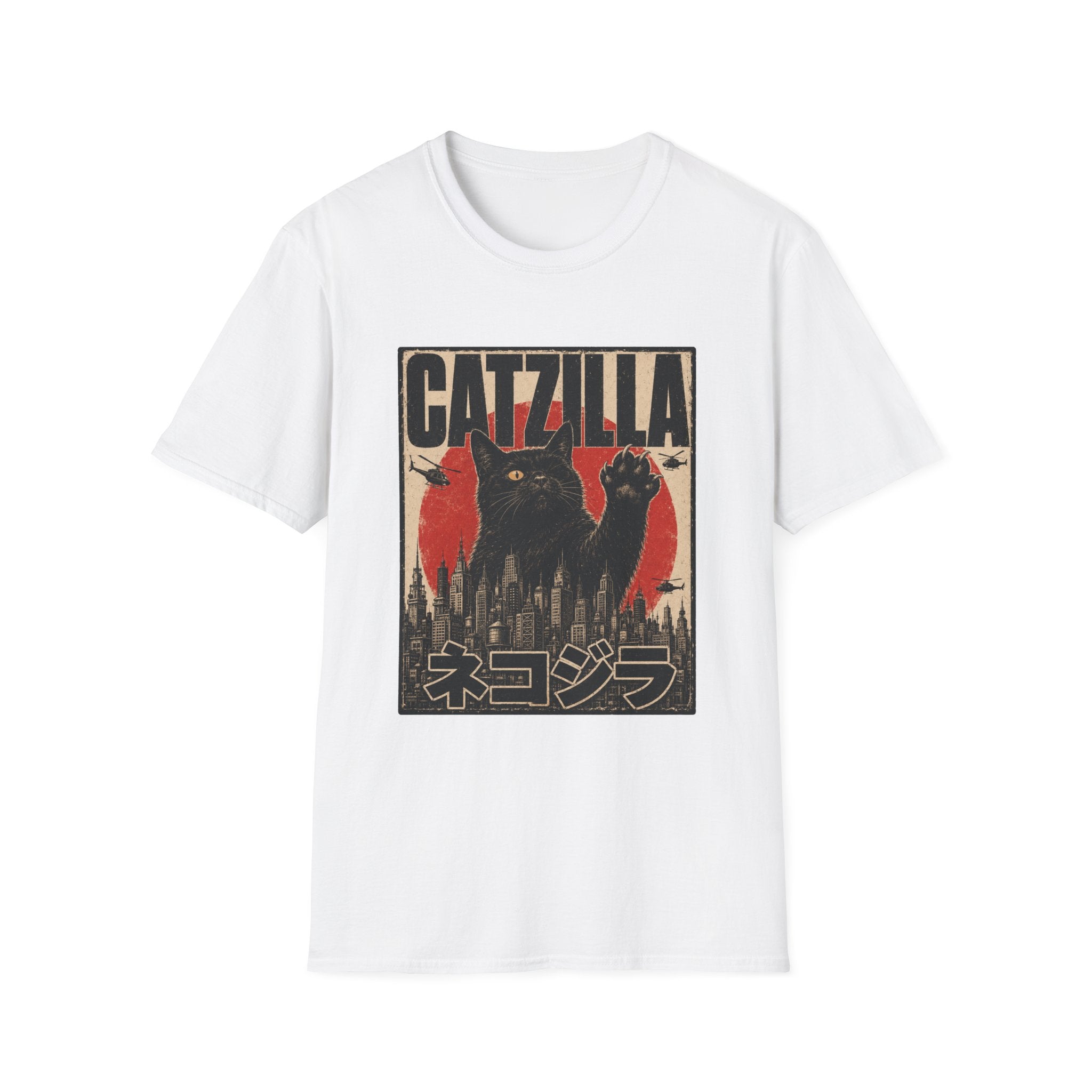 Catzilla Japanese T-Shirt
