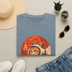 Astro Cat Tee — Lucky Japanese Space Cat Graphic T-Shirt