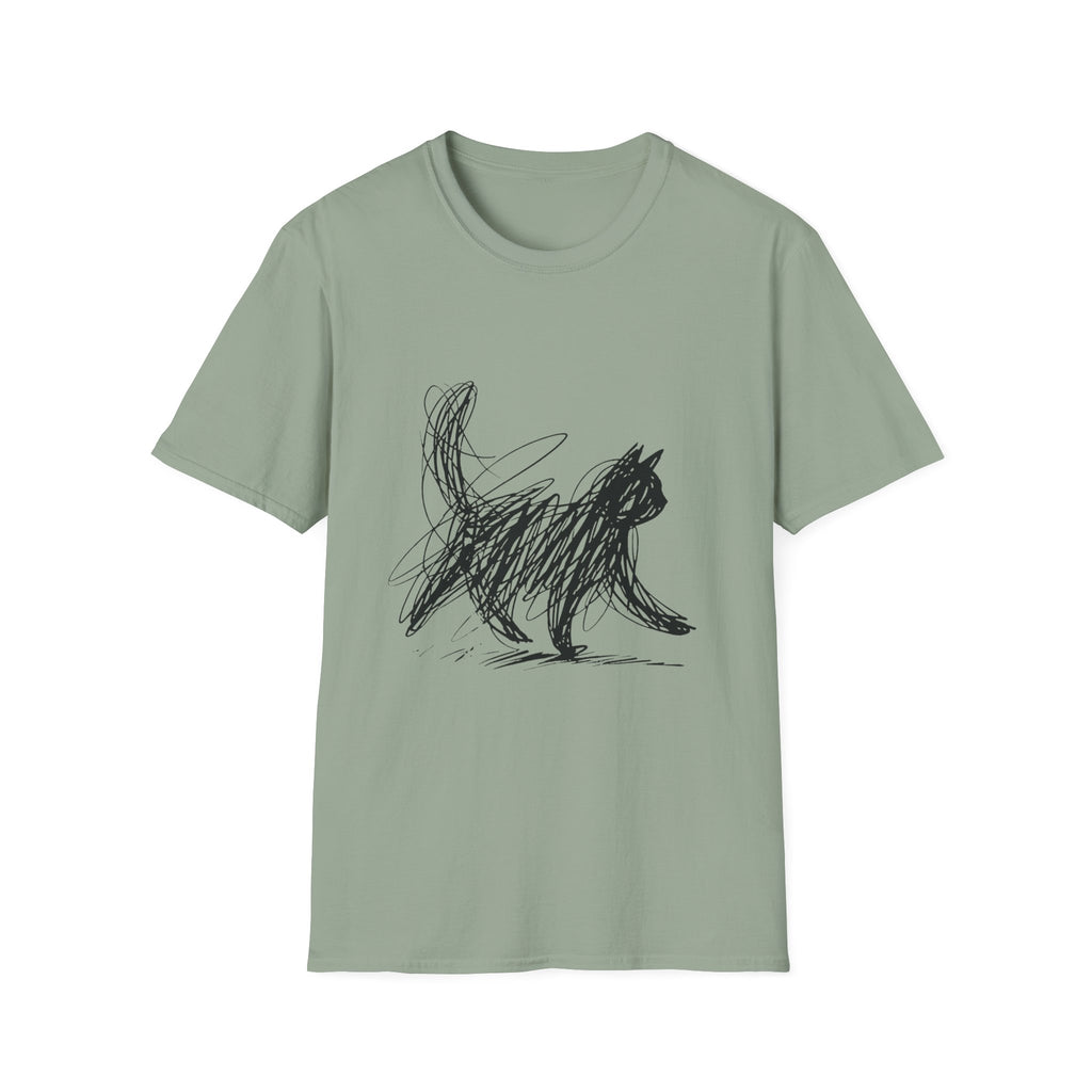 Scribble Cat T-Shirt