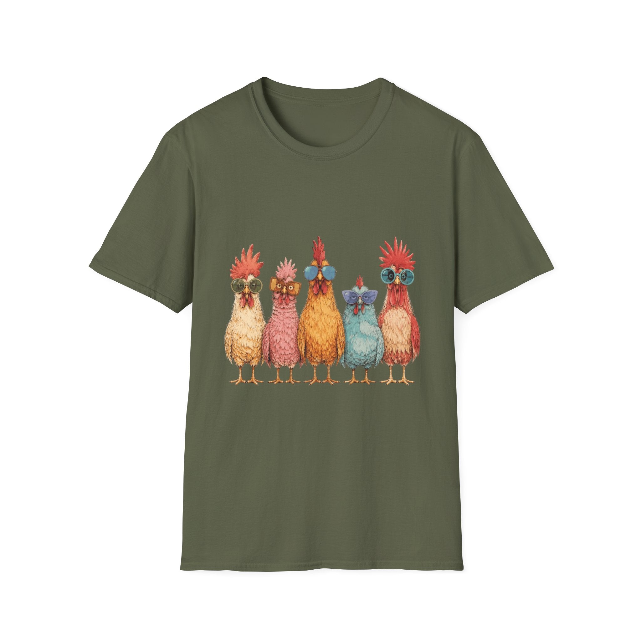 Cool Chicken Lineup - T-shirt