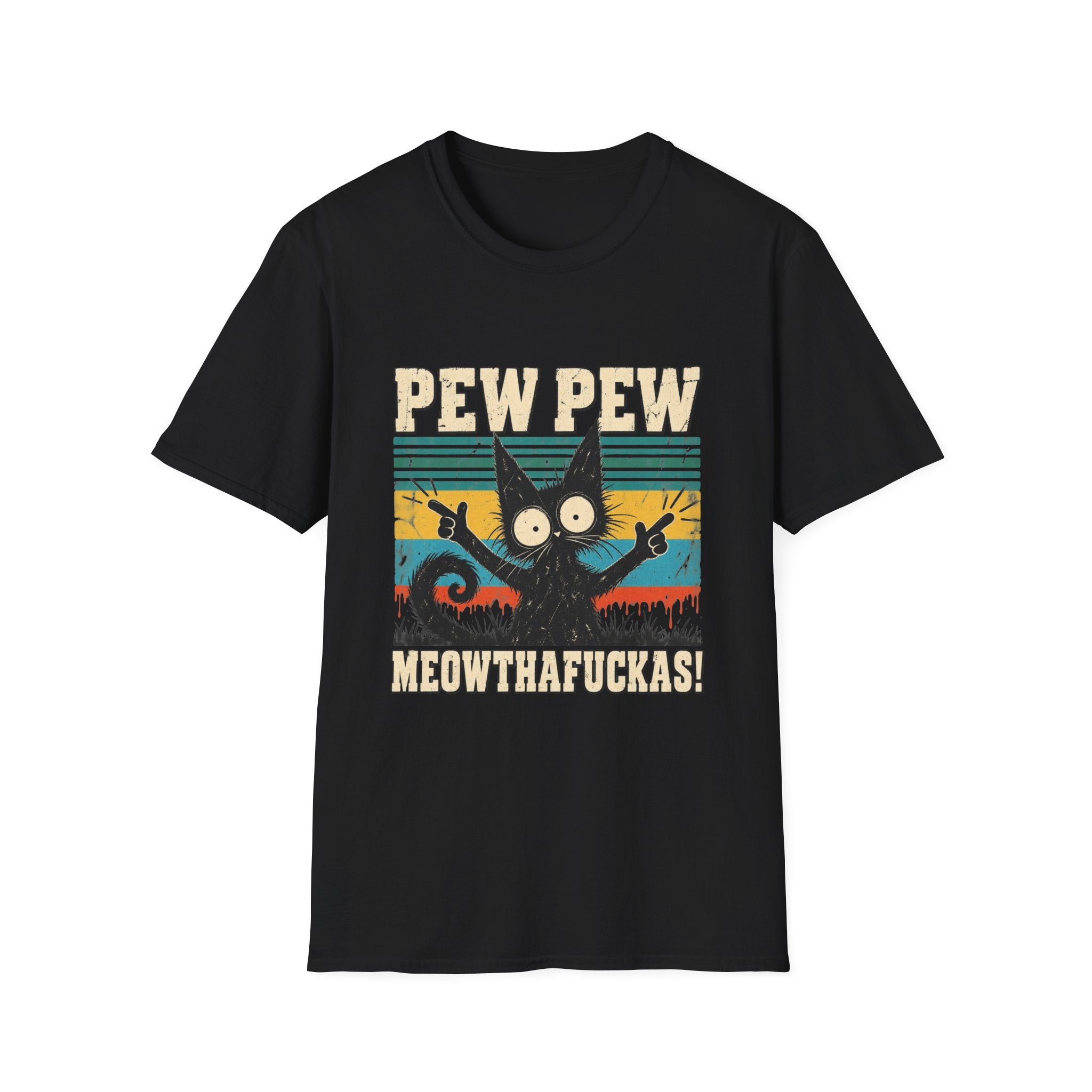 Pew Pew Meowthafuckas T-Shirt