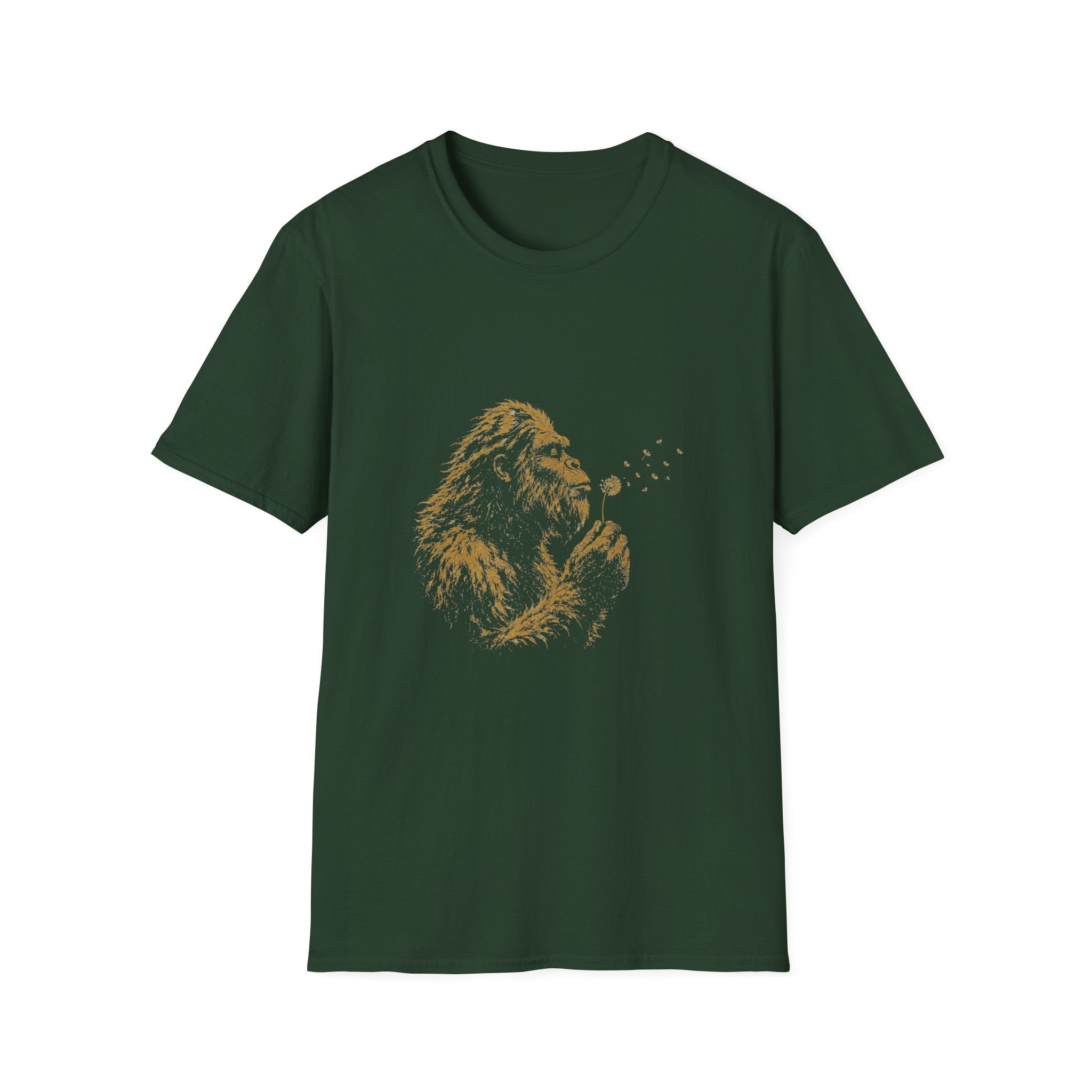 Gorilla With Dandelion