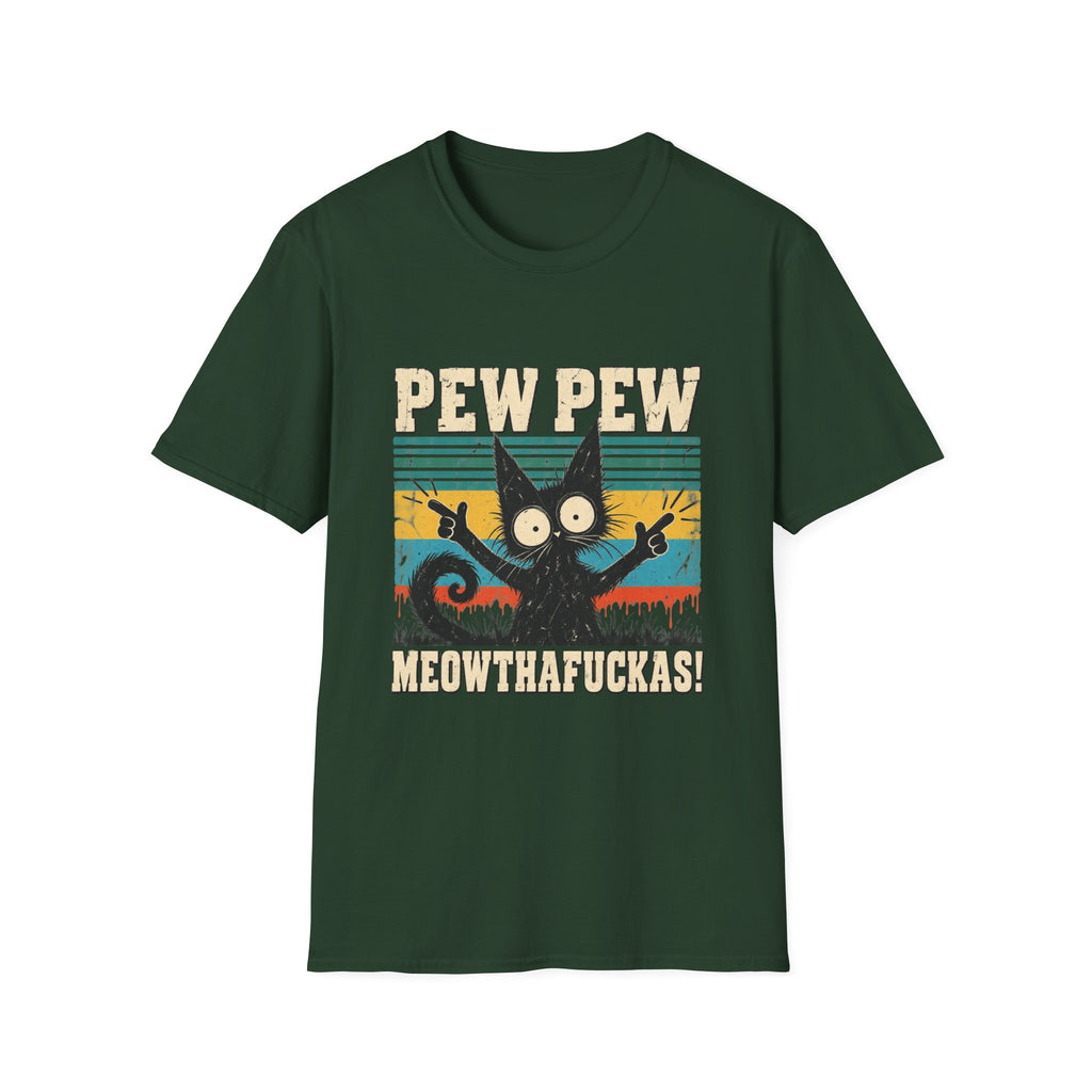 Pew Pew Meowthafuckas T-Shirt