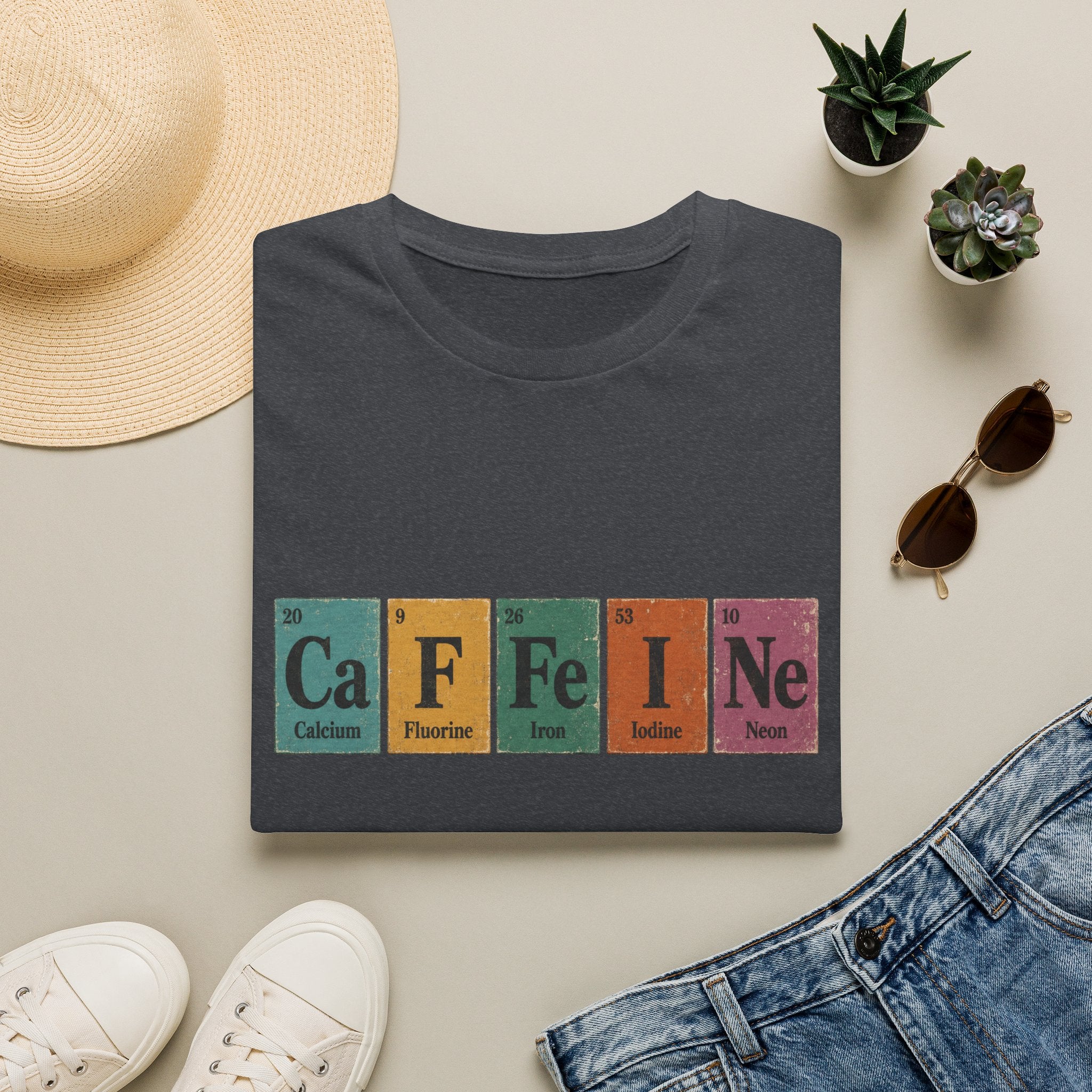 Caffeine Periodic Table - T-shirt