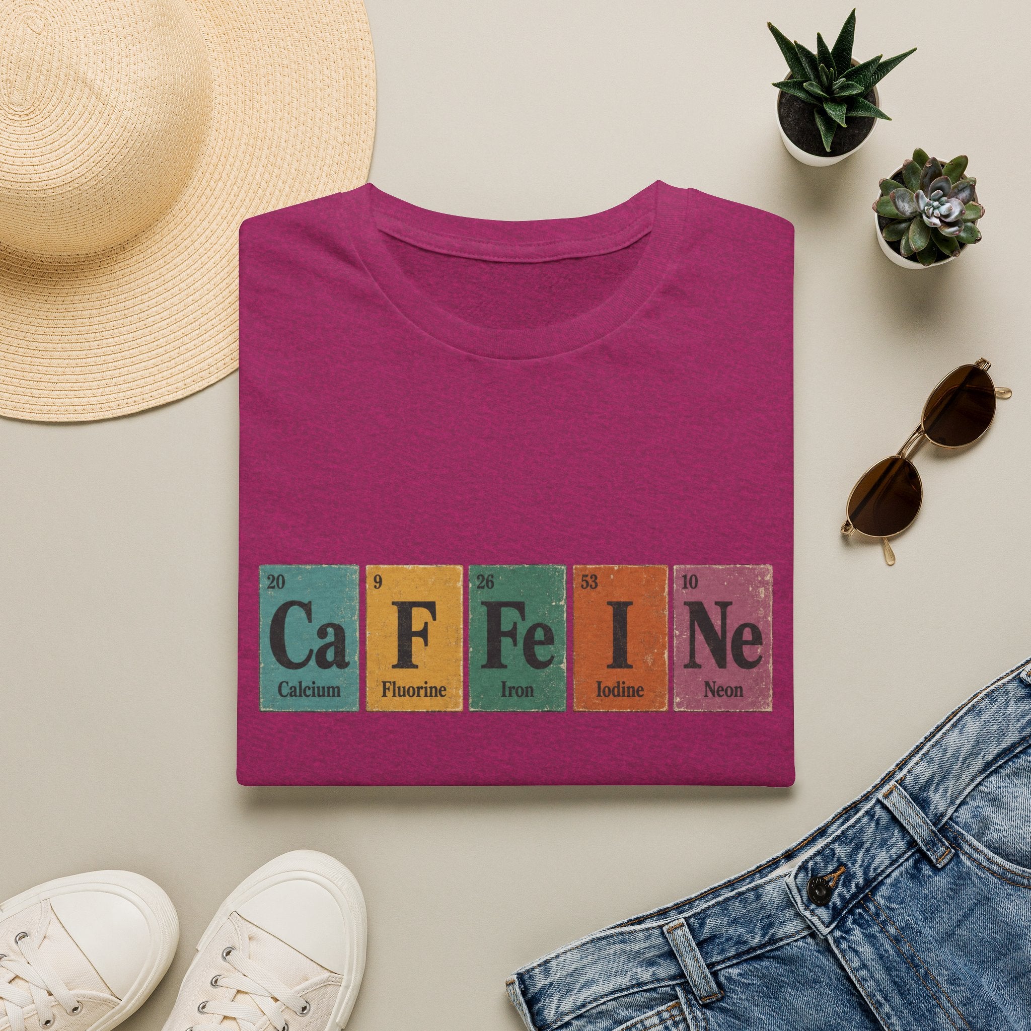 Caffeine Periodic Table - T-shirt