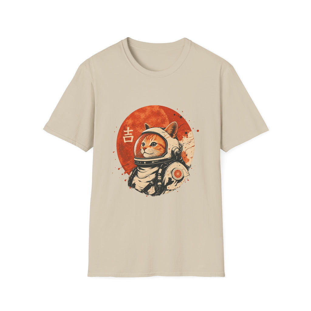 Astro Cat Tee — Lucky Japanese Space Cat Graphic T-Shirt