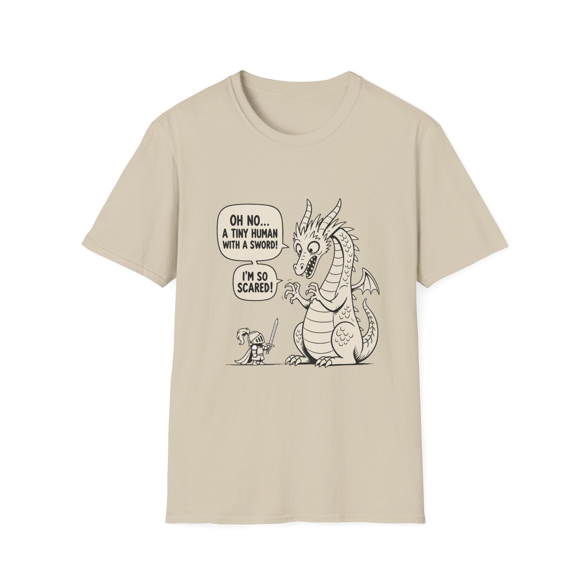 Tiny Human With A Sword T-Shirt