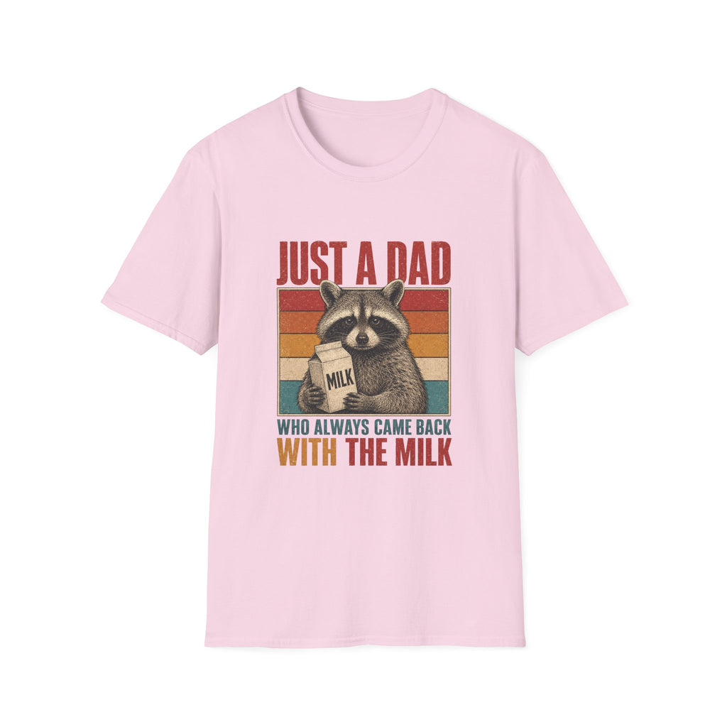 Just A Dad With The Milk T-Shirt
