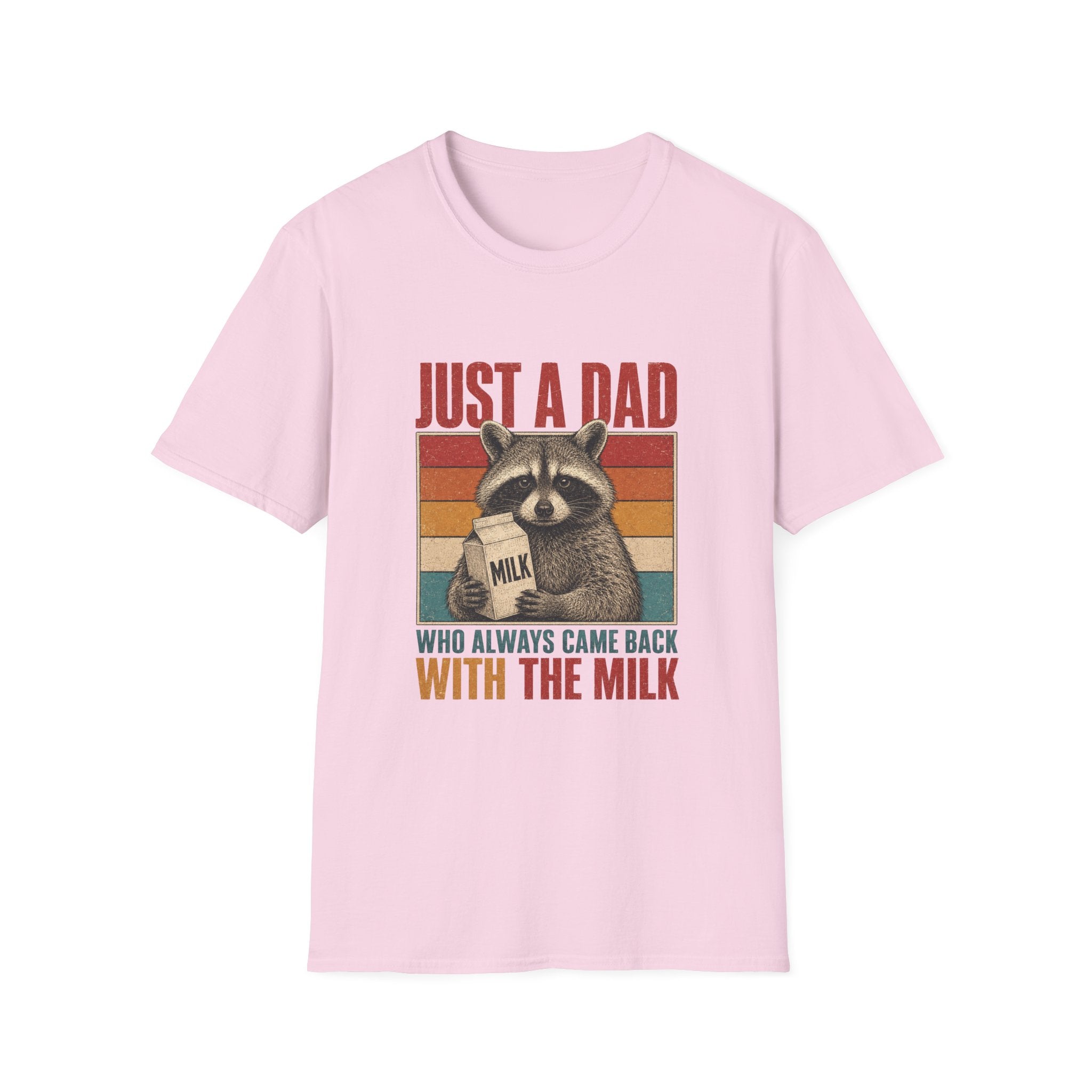 Just A Dad With The Milk T-Shirt