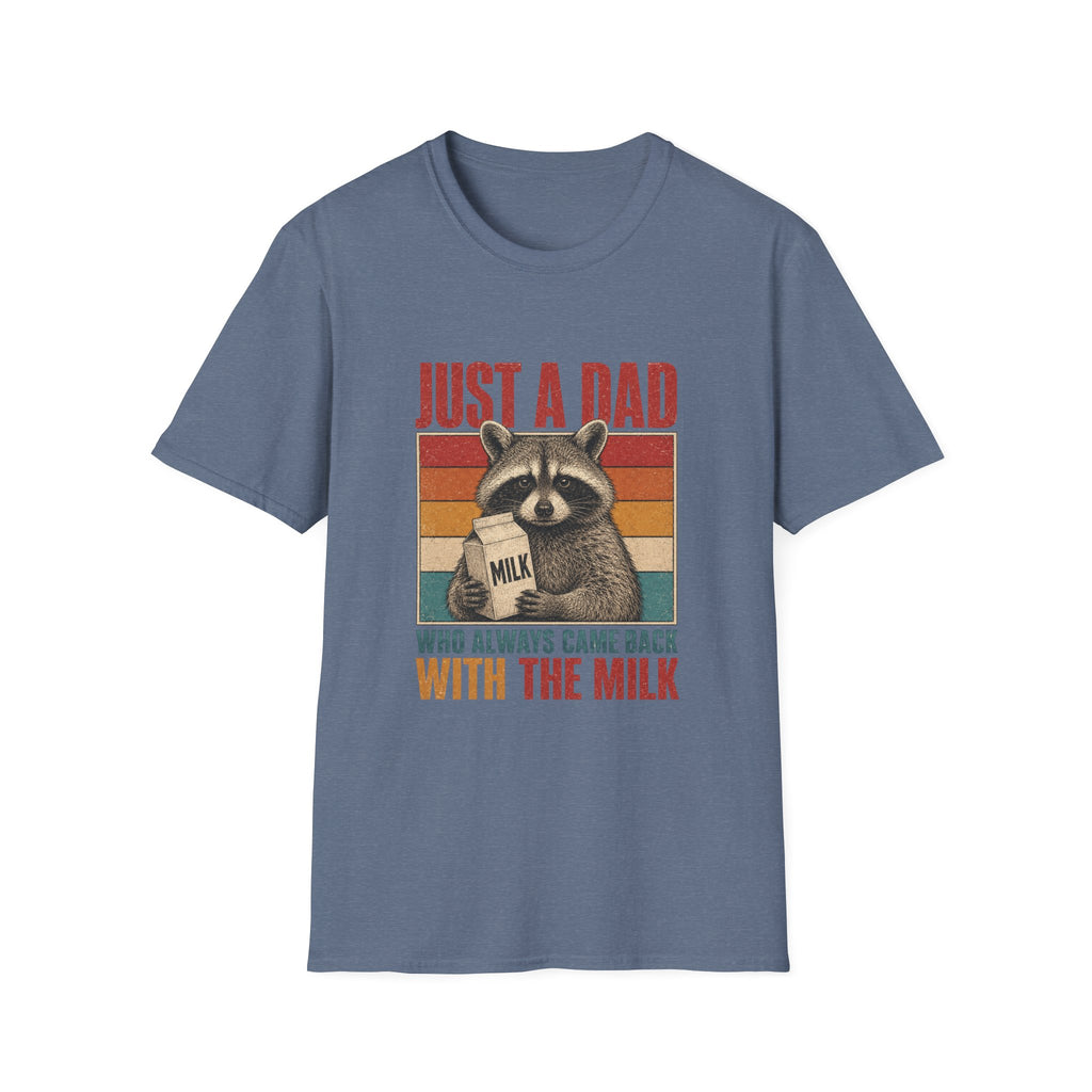 Just A Dad With The Milk T-Shirt