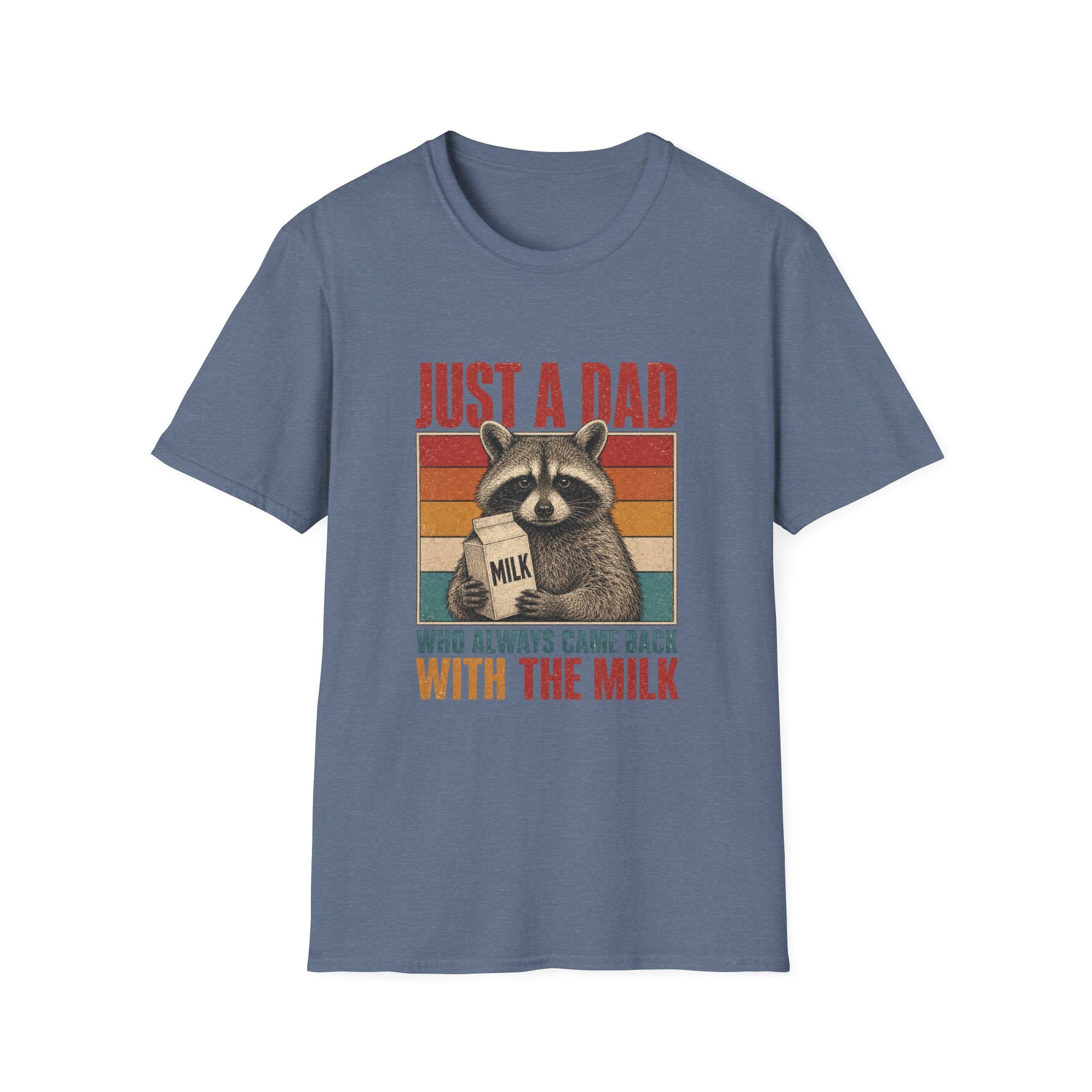 Just A Dad With The Milk T-Shirt
