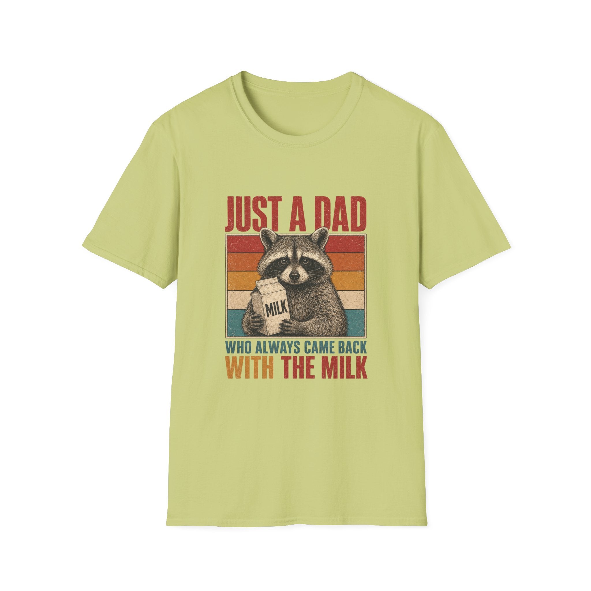 Just A Dad With The Milk T-Shirt