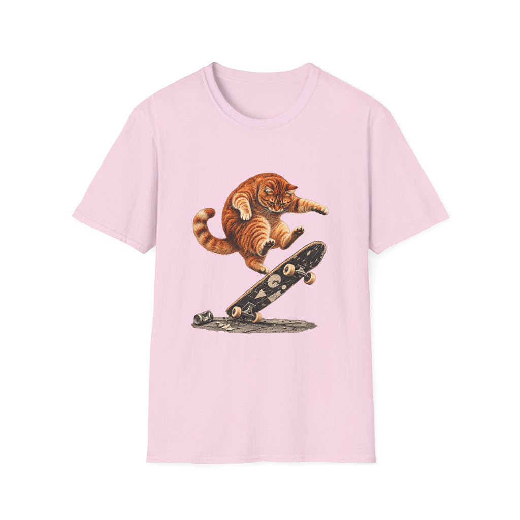 Skateboarding Cat T-Shirt