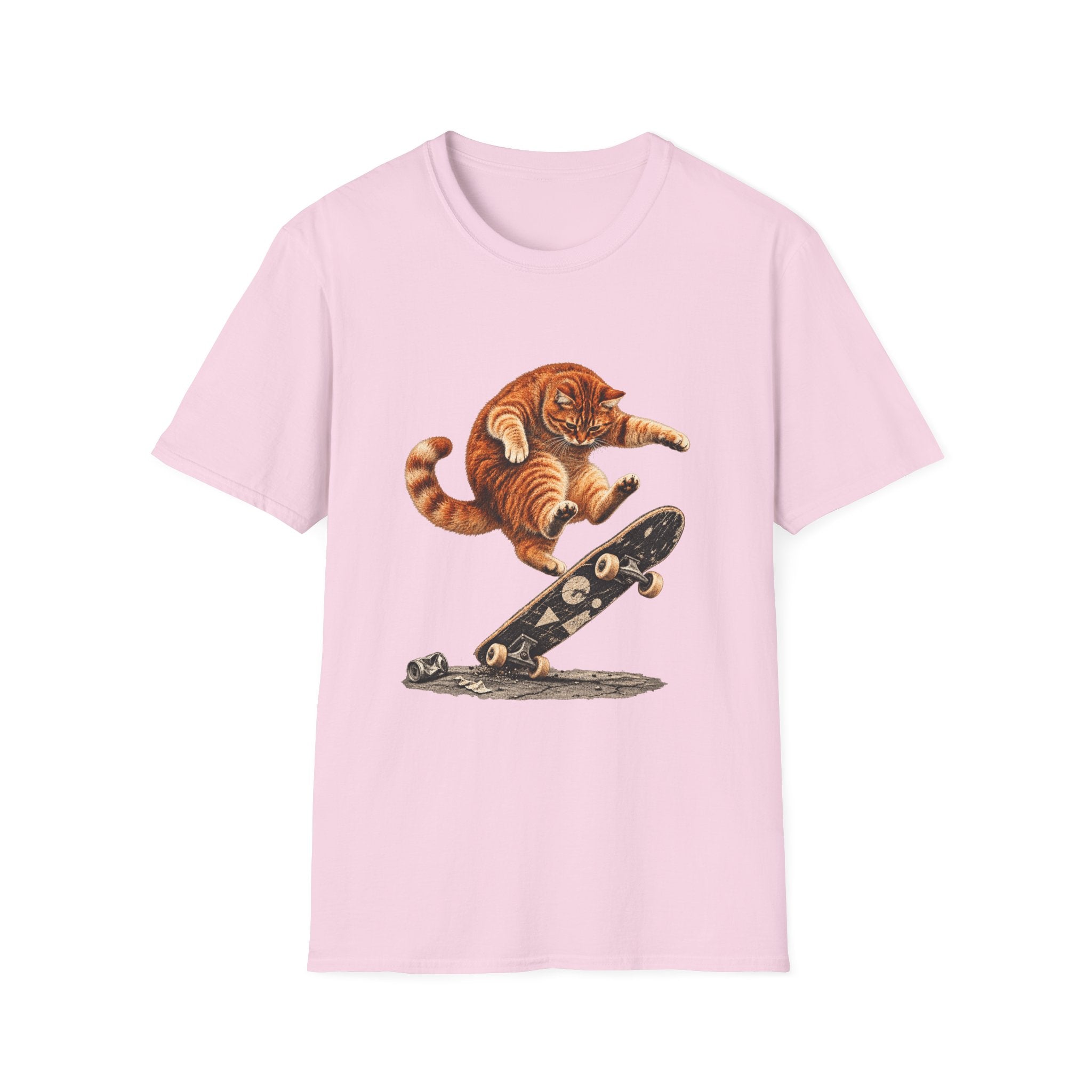 Skateboarding Cat T-Shirt