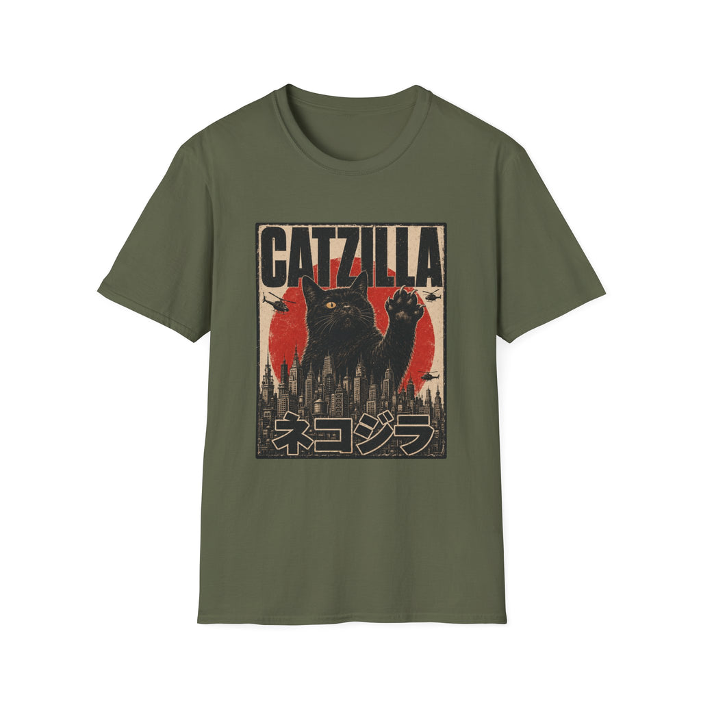 Catzilla Japanese T-Shirt